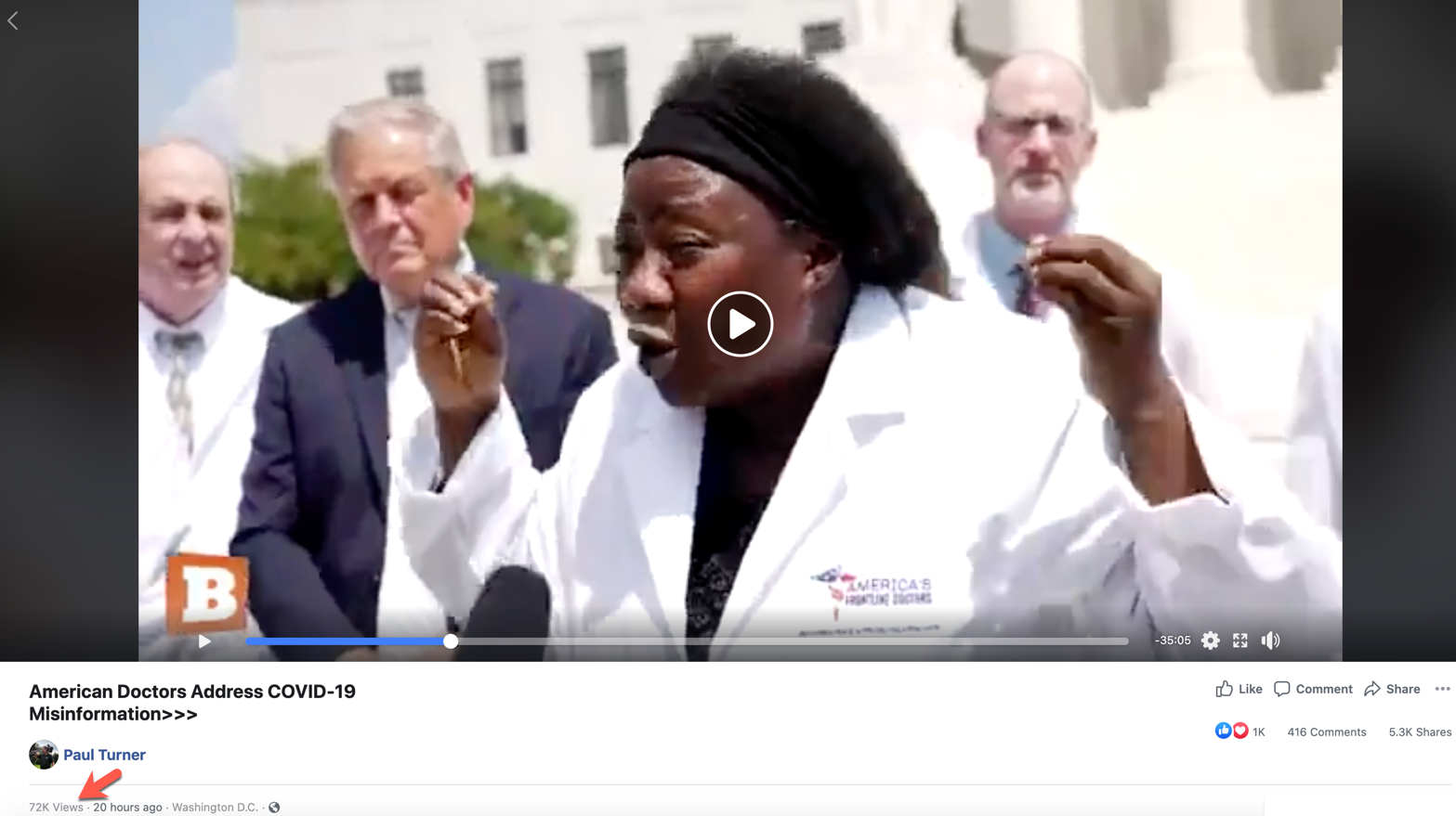 Paul Turner coronavirus video