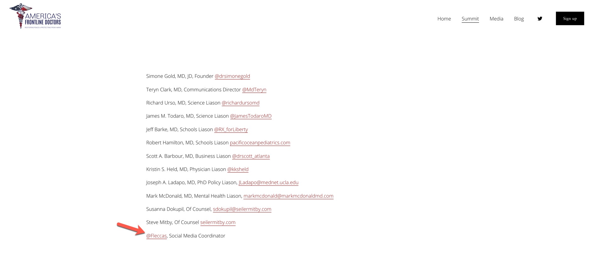 Austen Fletcher Frontline Doctors