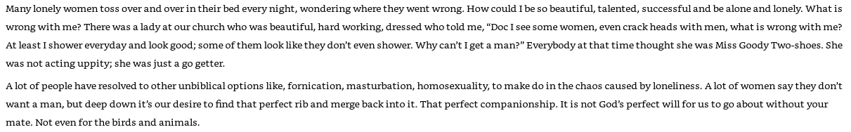 Anti-LGBTQ passage in The Proverbs 31 by Stella Immanuel