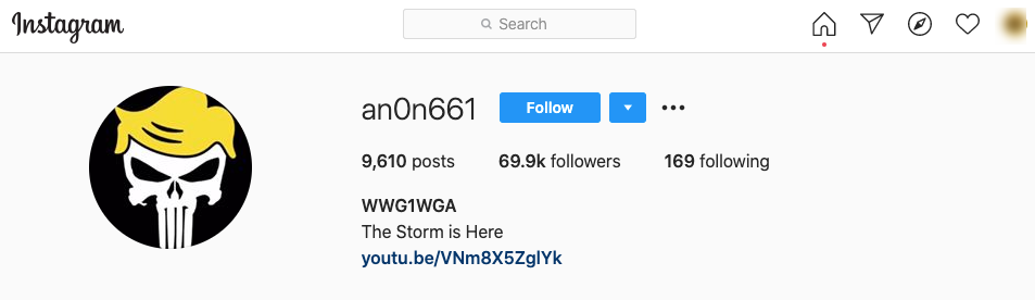 image of instagram page