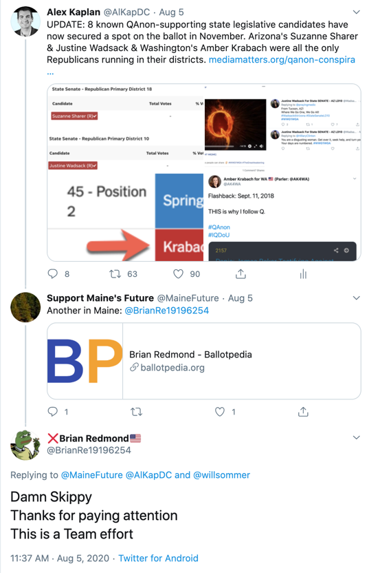 Brian Redmond Twitter response