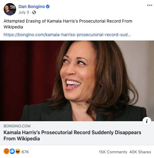 Dan Bongino_Facebook post_20200703