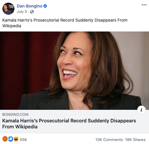 Dan Bongino_Facebook post_20200705