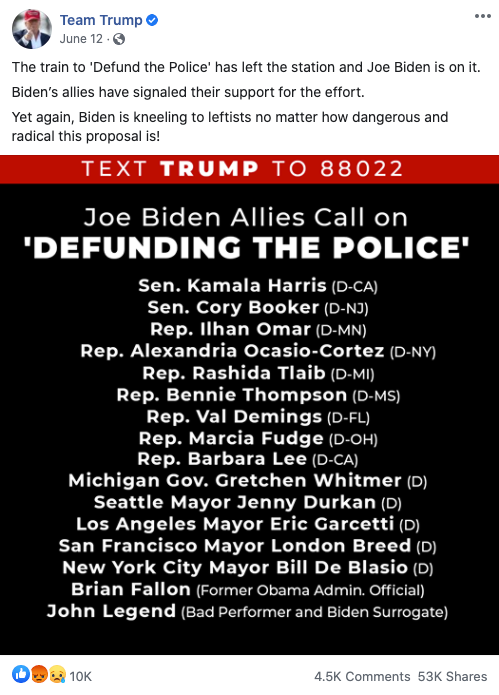 Team Trump_Facebook post_20200612