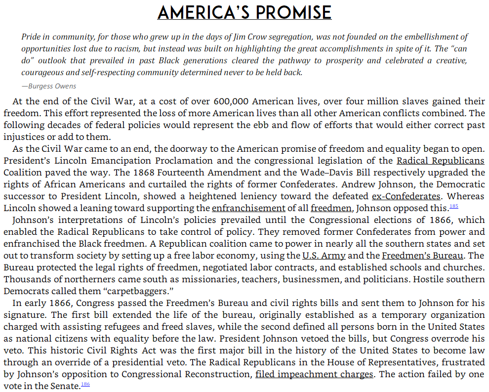 An image of Why I Stand and its 186 endnote