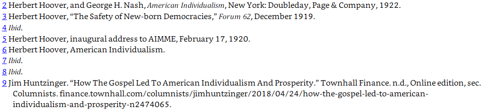 An image of Why I Stand's endnotes 2-9