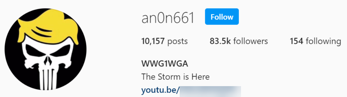 Screensht of @an0n661 Instagram account 9/3