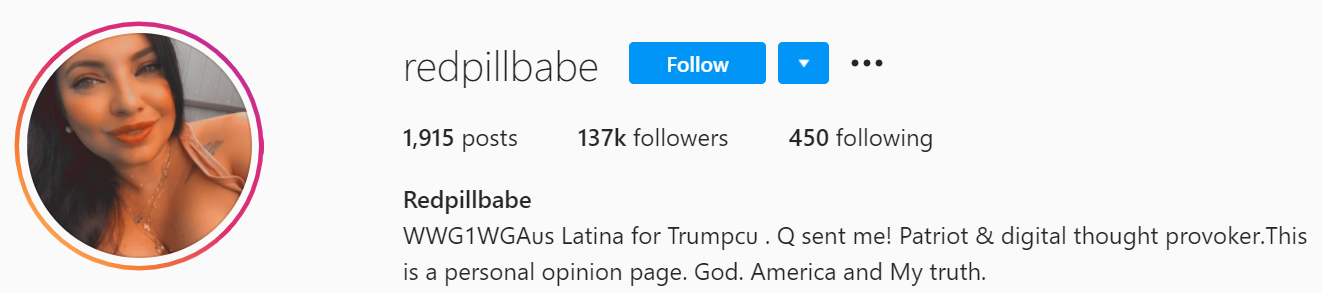 @redpillbabe Instagram screenshot