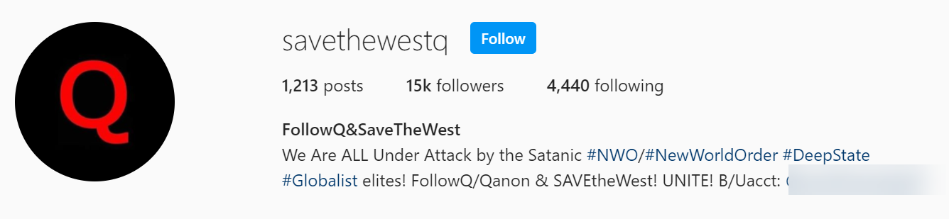 Screenshot of @savethewestq 9/3
