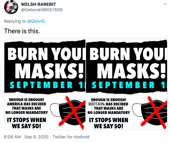 Twitter mask meme