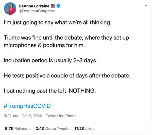 DeAnna Lorraine Tesoriero tweet