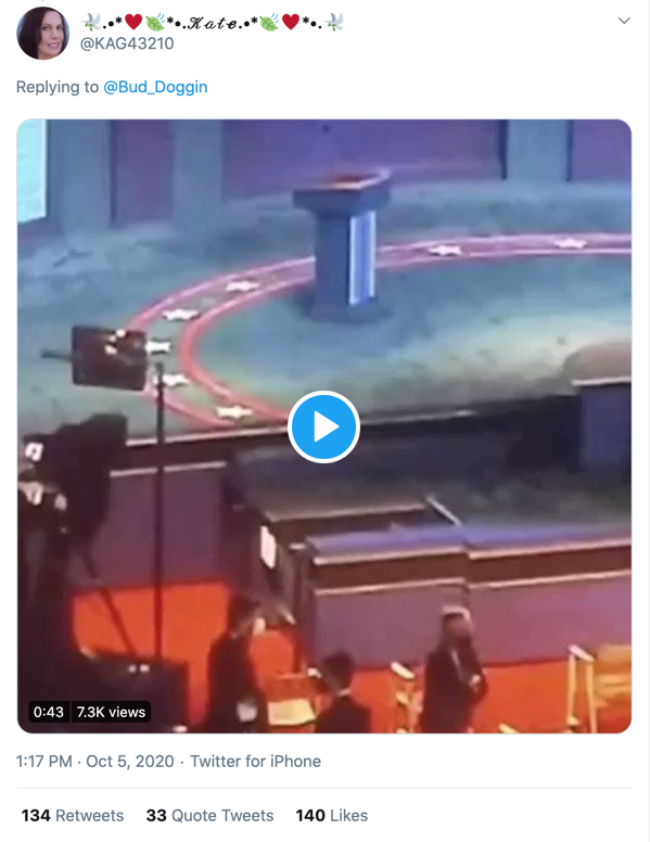 Trump debate coronavirus tweet3