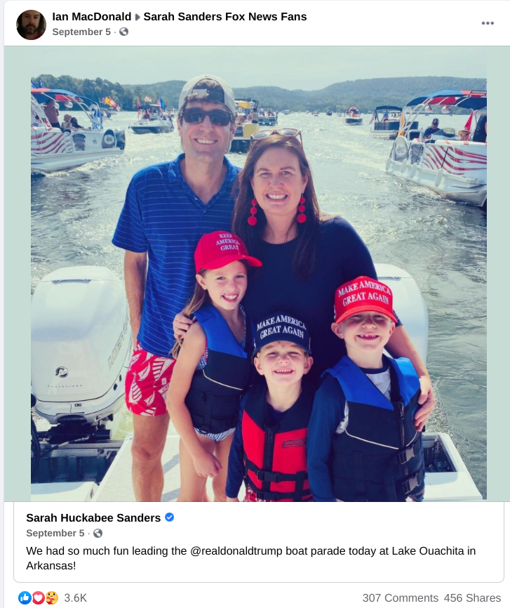 Image of Facebook post