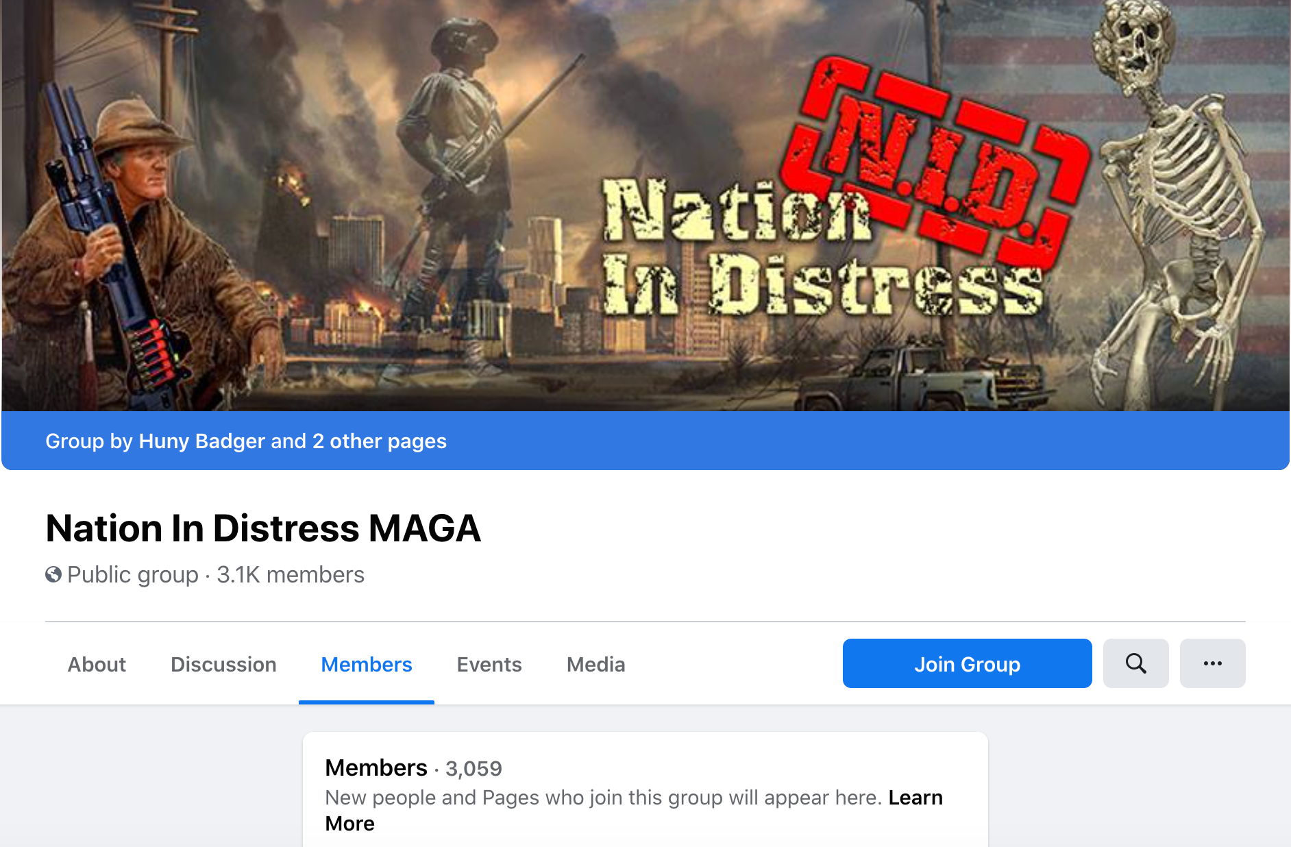 Porrazzo associated Facebook group 