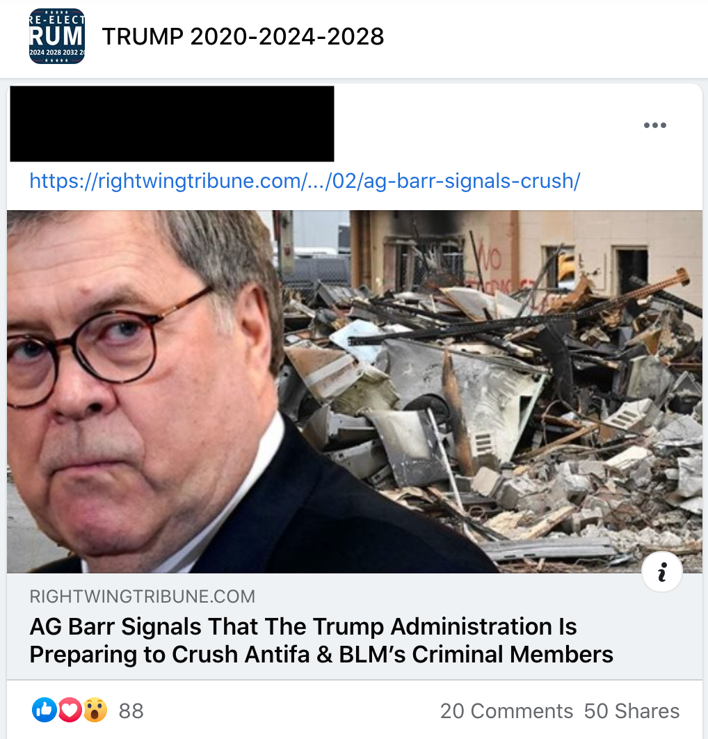 Porrazzo associated Facebook group 