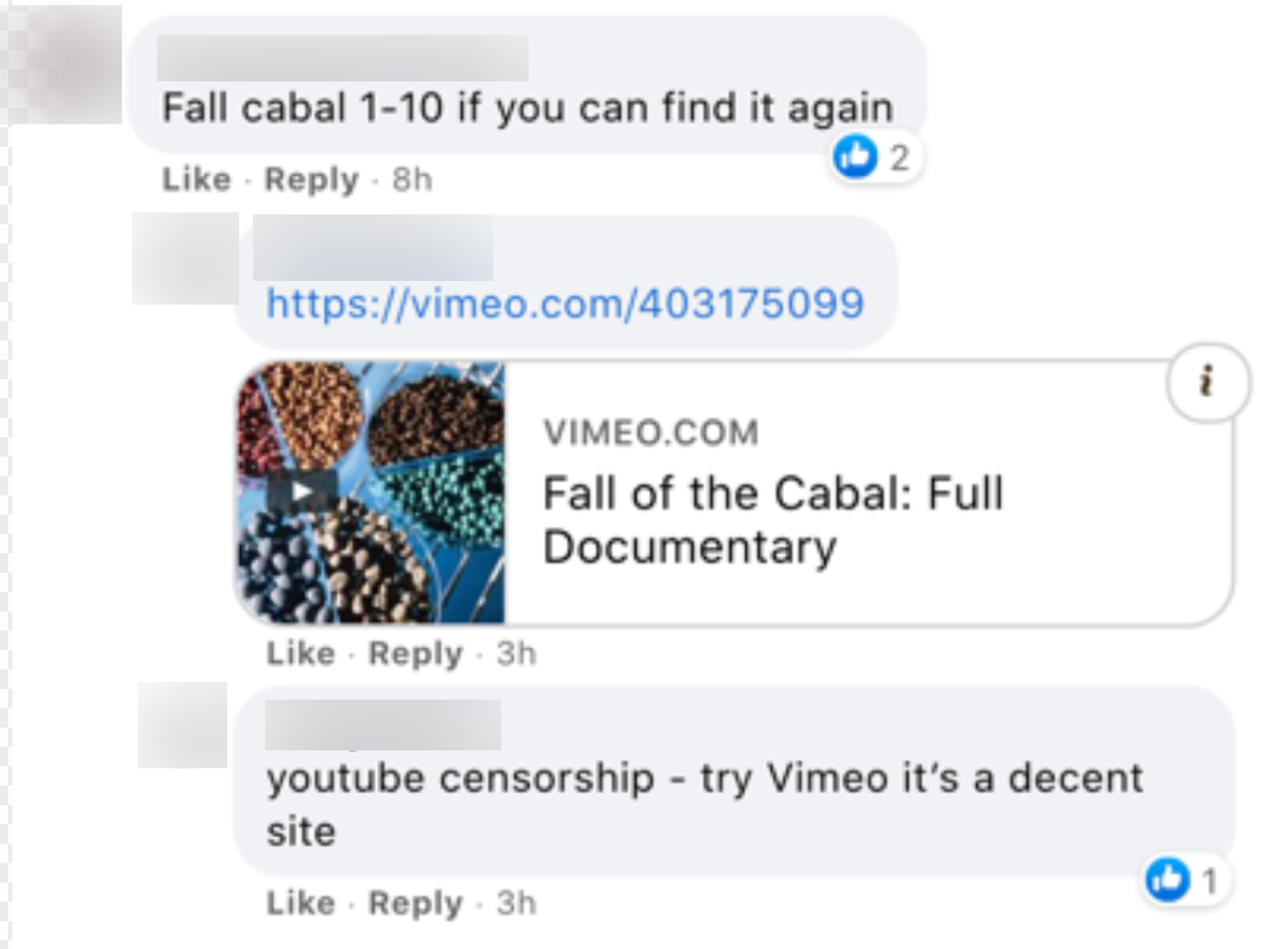 Fall of the cabal - fb discussion 