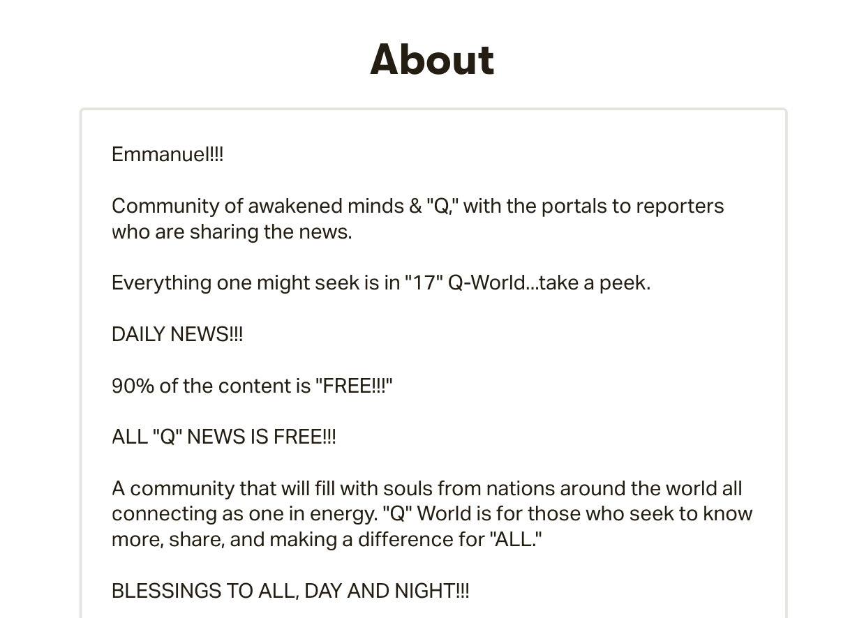 17QWorld Investigative Journalists, Reports, Links, & Headlines - QAnon