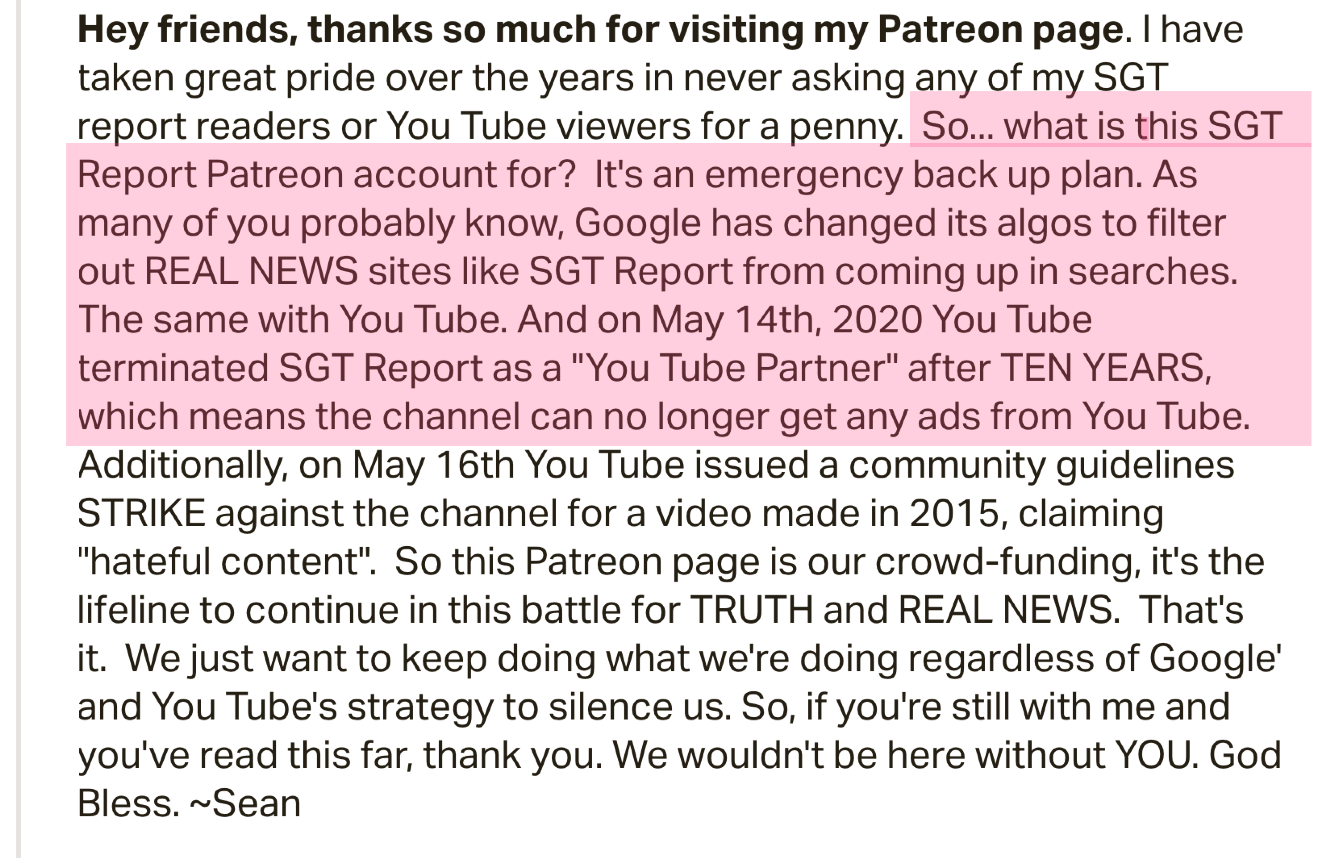 SGT Report - QAnon