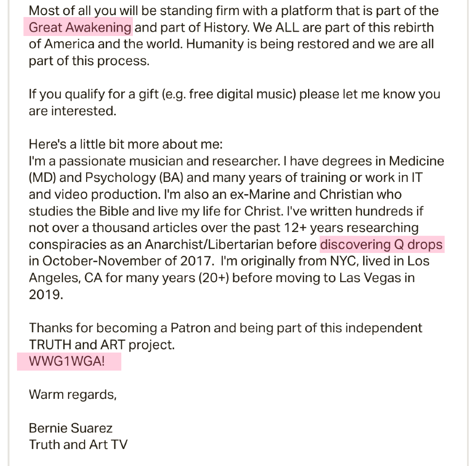 Truth and Art TV - QAnon