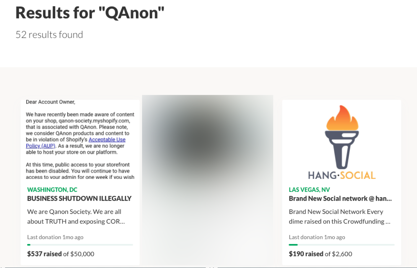 GoFundMe - QAnon