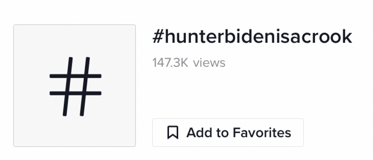 #HunterBidenIsACrook