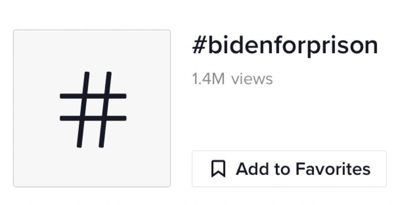 #BidenForPrison 