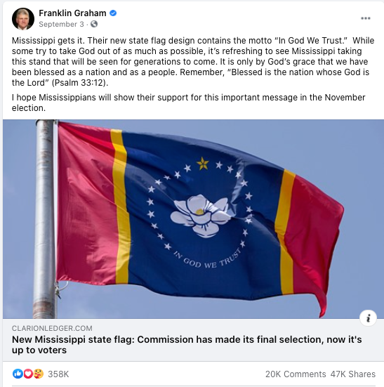Image of Facebook post