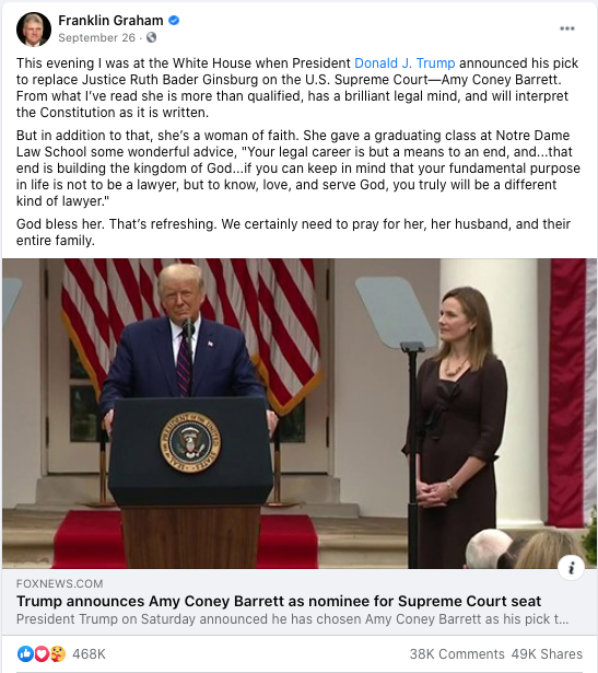 Image of Facebook post