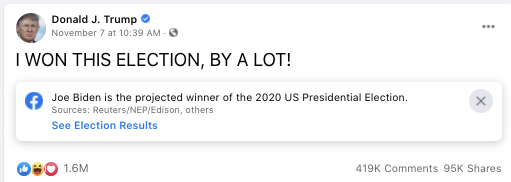 image of facebook post