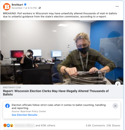 image of facebook post