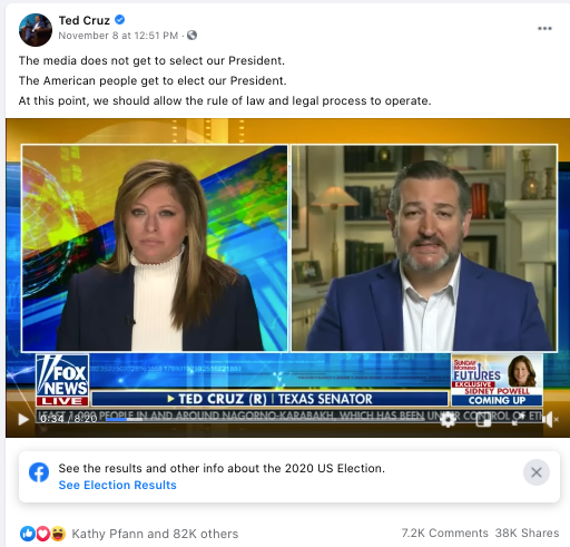 image of facebook post