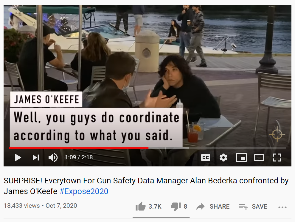 Project Veritas Action confronts Alan Bederka 10/7/2020