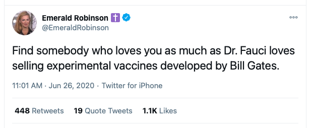 screen grab - emerald robinson tweet