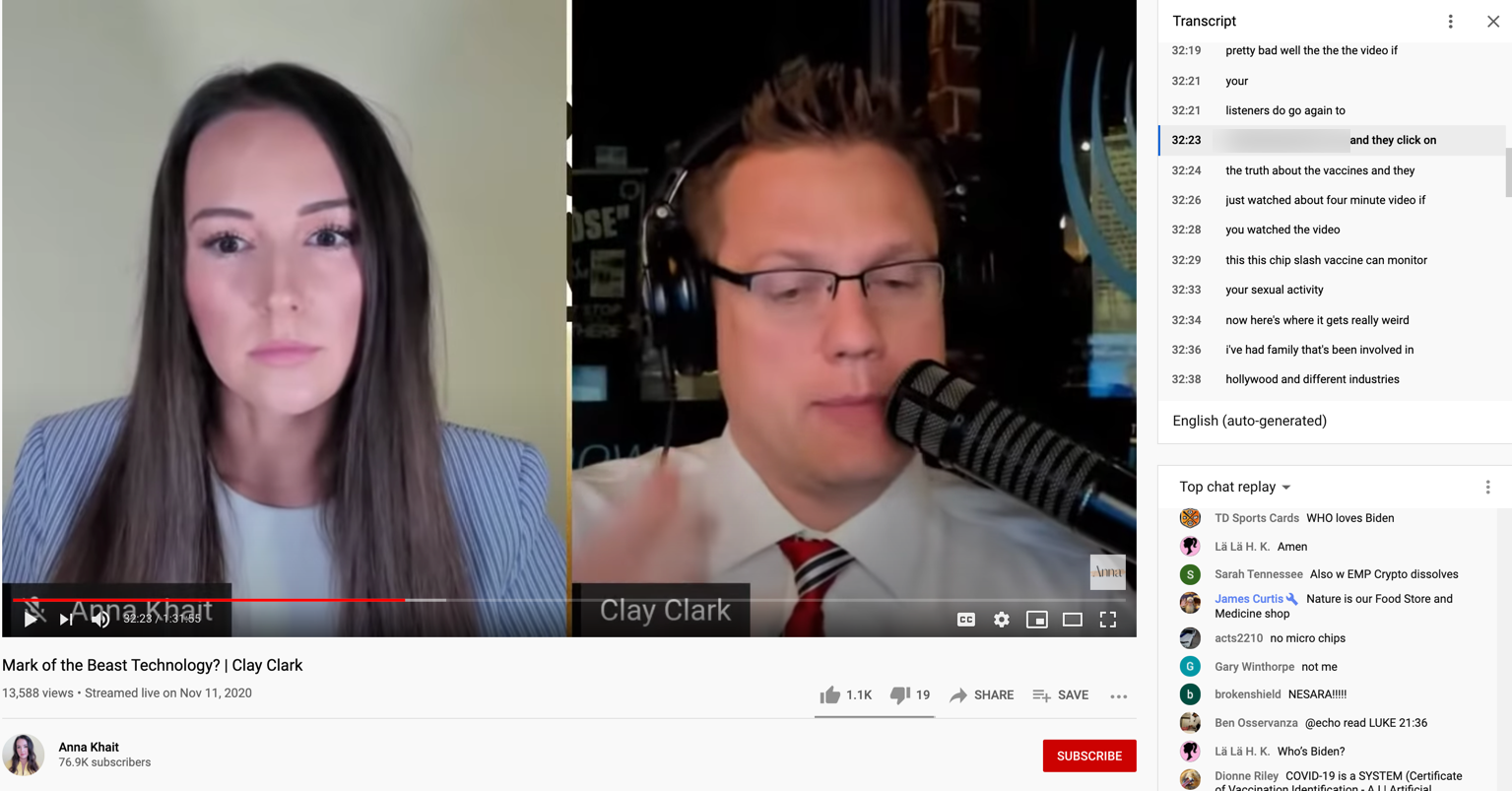 YouTube vaccine microchip conspiracy theory7