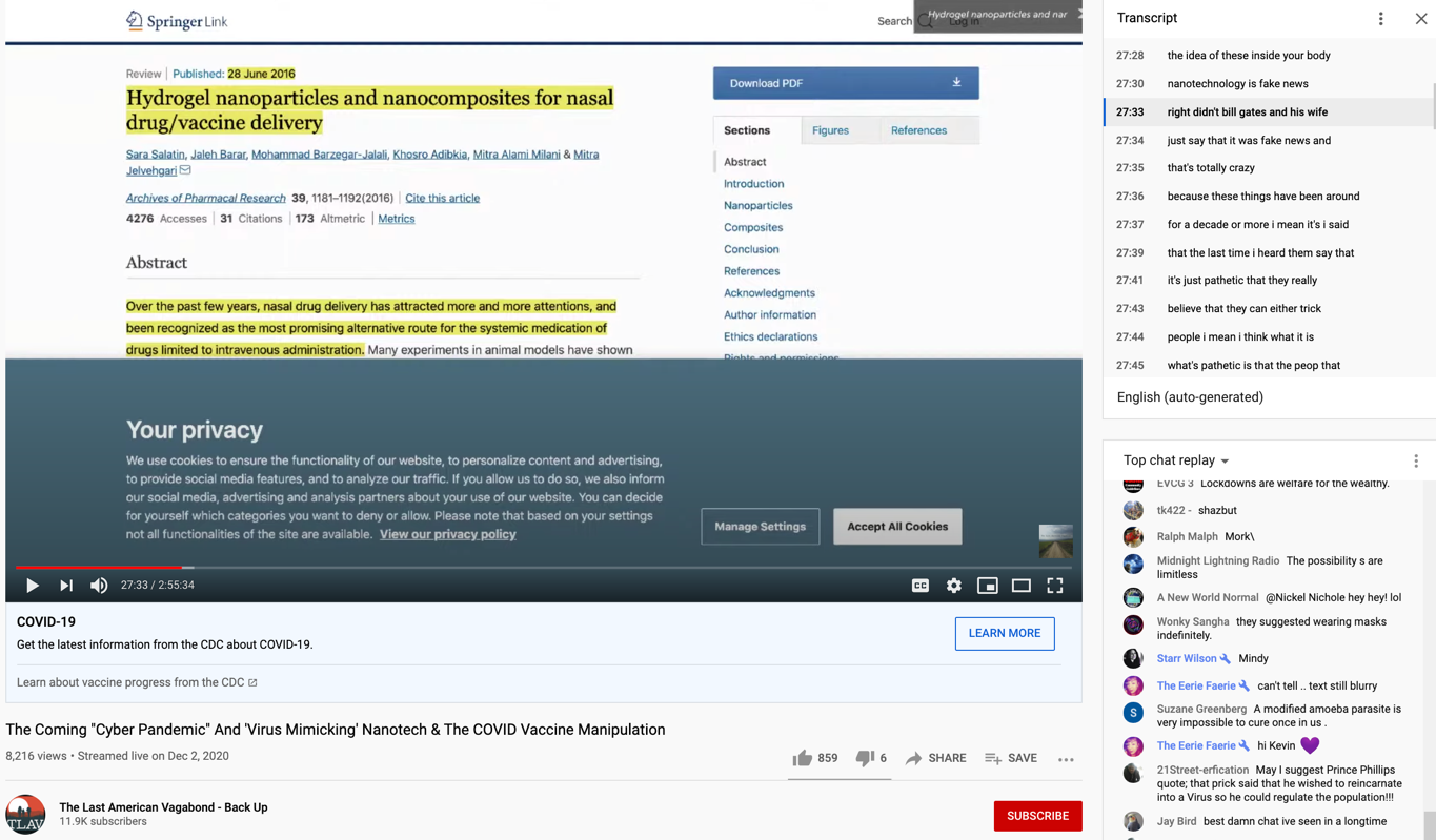 YouTube vaccine microchip conspiracy theory9