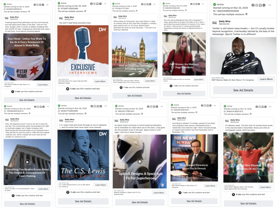 image of Facebook ads