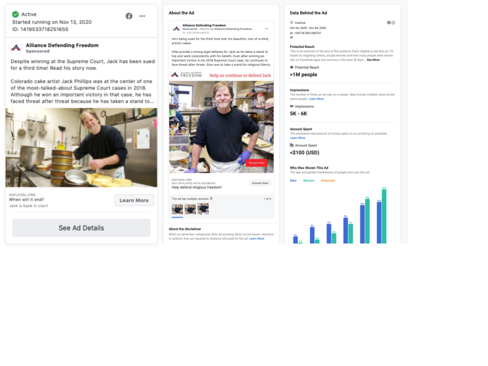 image of Facebook ads