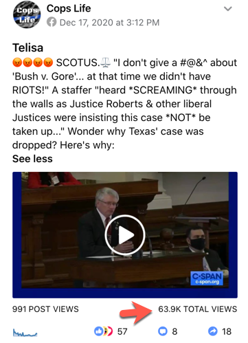 Texas speech Facebook1