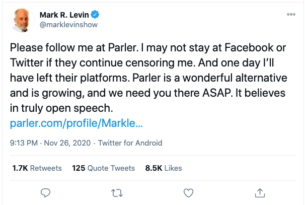 image of tweet