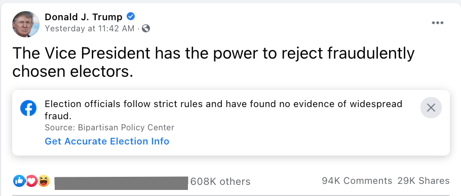 VP can change the election outcome