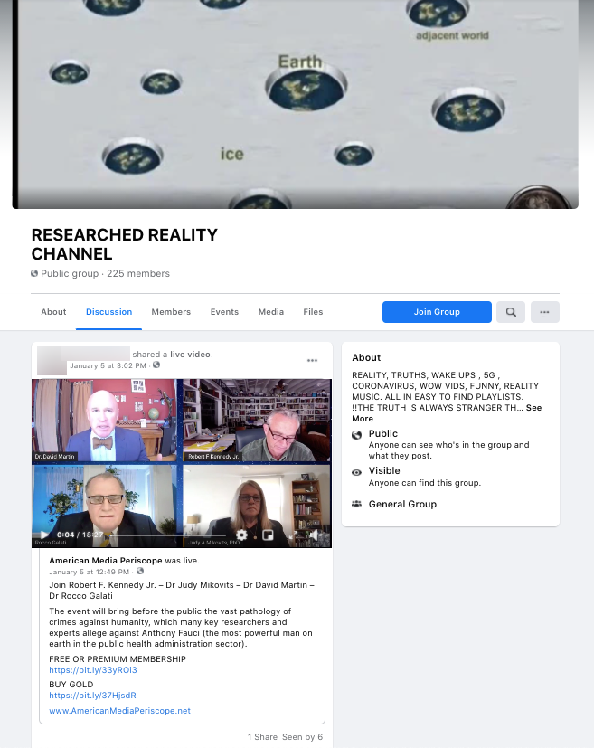 image of facebook post