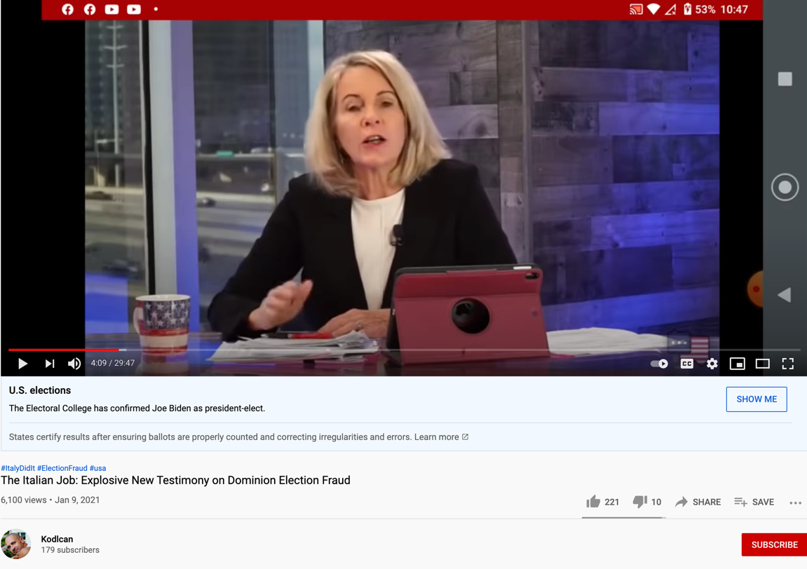 YouTube voter fraud7