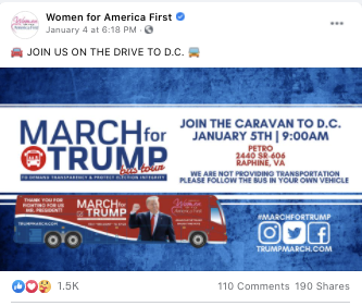 image of facebook post