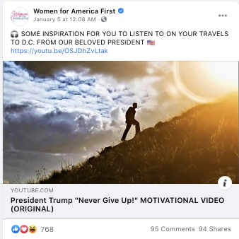 image of facebook post
