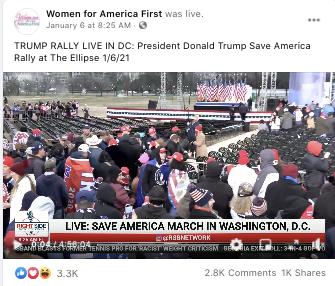 image of facebook post