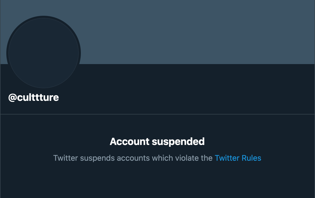 Culttture twitter