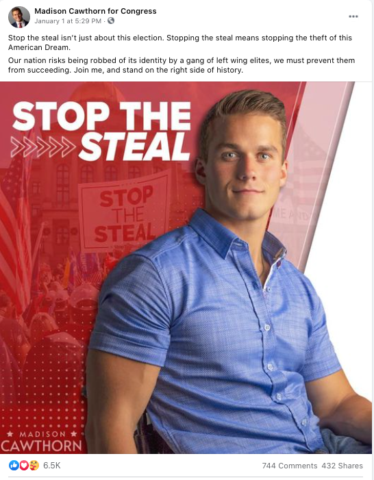 image of facebook post