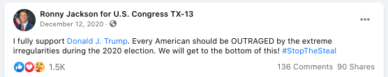 image of facebook post