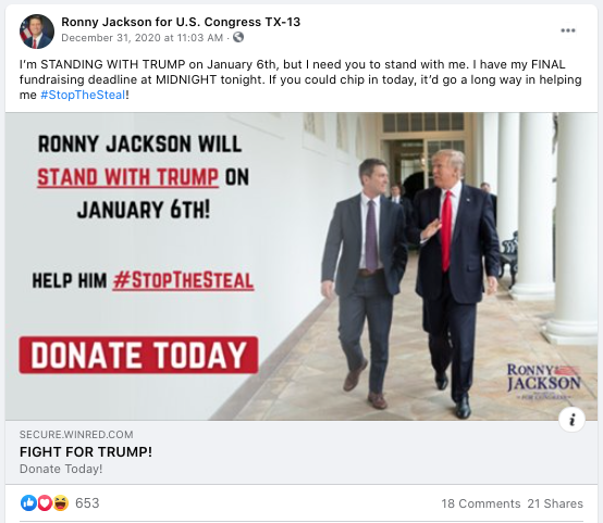 image of facebook post