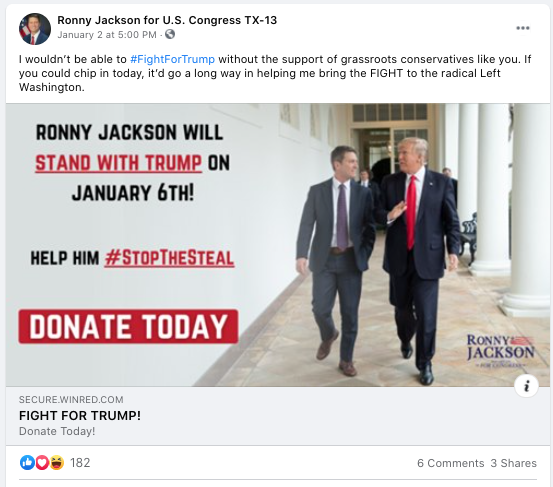 image of facebook post